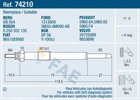 ERA 887027 - Bujía de precalentamiento