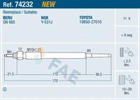 ERA 886026 - Bujía de precalentamiento