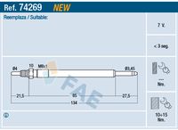 ERA 887105 - Bujía de precalentamiento