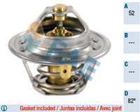 FAE 5204582 - Termostato, refrigerante
