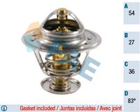 FAE 36020 - Interruptor de temperatura, ventilador del radiador