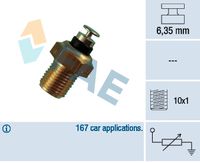 DELPHI TS10256 - Sensor, temperatura del refrigerante