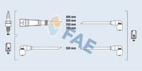 FAE 85691 - Juego de cables de encendido