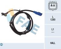 FAE 78038 - Sensor, revoluciones de la rueda