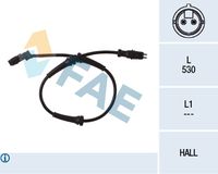 FAE 78099 - Sensor, revoluciones de la rueda