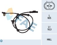 ERA 560124A - Sensor, revoluciones de la rueda