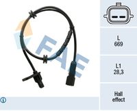 ERA 560809A - Sensor, revoluciones de la rueda