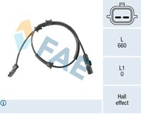 FAE 78280 - Sensor, revoluciones de la rueda