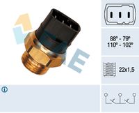 FAE 37840 - Interruptor de temperatura, ventilador del radiador