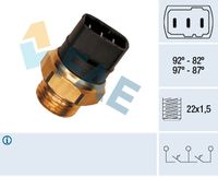 FAE 38150 - Interruptor de temperatura, ventilador del radiador