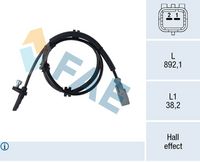 BLUE PRINT ADBP710145 - Sensor, revoluciones de la rueda