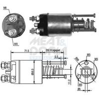HELLA 8EA012528361 - Motor de arranque