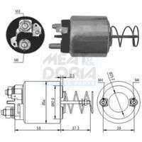 HELLA 8EA011610101 - Motor de arranque