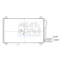 KAMOKA 7800113 - Condensador, aire acondicionado
