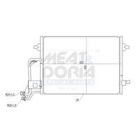 KAMOKA 7800028 - Condensador, aire acondicionado