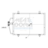 HART 606400 - Condensador, aire acondicionado