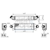 HART 612716 - Radiador de aire de admisión