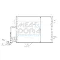 KAMOKA 7800140 - Condensador, aire acondicionado