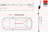 BOSCH 1987477517 - Cable de accionamiento, freno de estacionamiento
