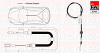 ESEN SKV 25SKV916 - Cable de accionamiento, freno de estacionamiento