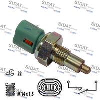 SIDAT 3234142A2 - Interruptor, piloto de marcha atrás