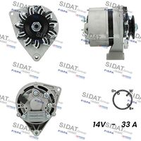 RIDEX 4G0701 - Alternador