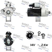 RIDEX 2S0168 - Motor de arranque