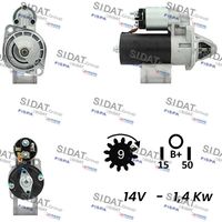 HELLA 8EA012526991 - Motor de arranque