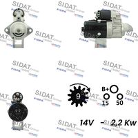 RIDEX 2S0271 - Motor de arranque