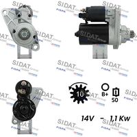 RIDEX 2S0244 - Motor de arranque