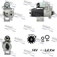 HELLA 8EA011610421 - Motor de arranque