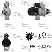 RIDEX 2S0384 - Motor de arranque