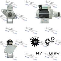 RIDEX 2S0076 - Motor de arranque