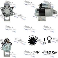 RIDEX 2S0053 - Motor de arranque