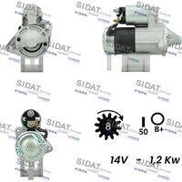 RIDEX 2S0262 - Motor de arranque