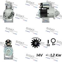 RIDEX 2S0707 - Motor de arranque
