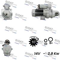 RIDEX 2S0753 - Motor de arranque