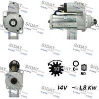 RIDEX 2S0423 - Motor de arranque