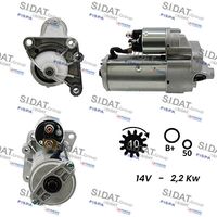 RIDEX 2S0340 - Motor de arranque