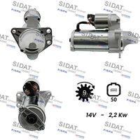 RIDEX 2S0307 - Motor de arranque