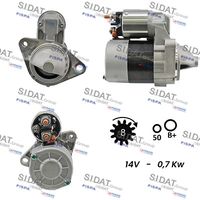 RIDEX 2S0074 - Motor de arranque