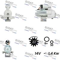 RIDEX 2S0342 - Motor de arranque