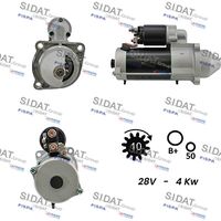 RIDEX 2S0716 - Motor de arranque