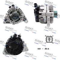 RIDEX 4G0140 - Alternador