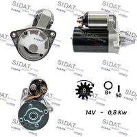 RIDEX 2S0413 - Motor de arranque