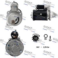 RIDEX 2S0665 - Motor de arranque