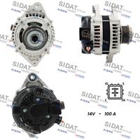 RIDEX 4G0624 - Alternador