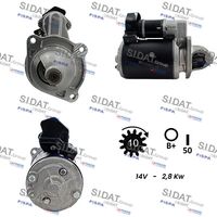 HELLA 8EA015642611 - Motor de arranque