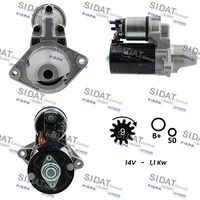 RIDEX 2S0082 - Motor de arranque