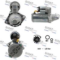 RIDEX 2S0415 - Motor de arranque